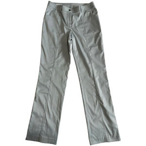 Cutter & Buck Light Green Annika Straight Leg Pants, Size 4